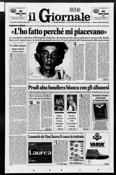 Il giornale : quotidiano del mattino